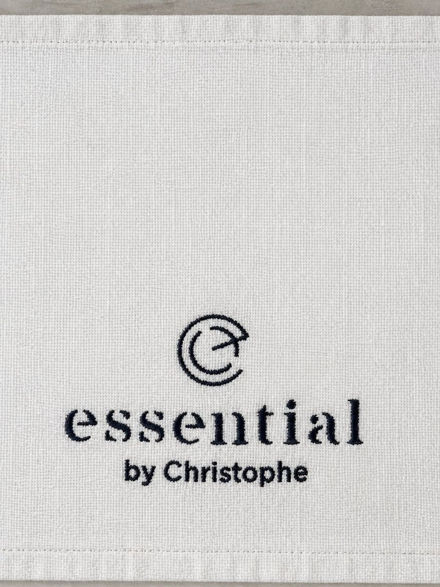 Kitchen Towel, Essential by Christophe embroidered logo